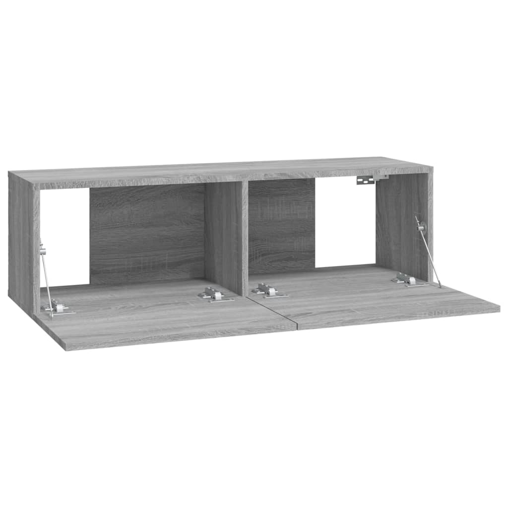 Meubles TV muraux 4 pcs sonoma gris 100x30x30 cm - XIOS