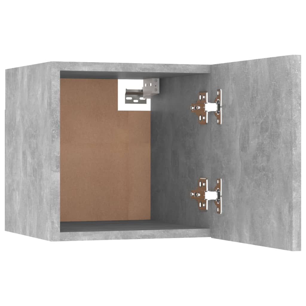 Ensemble de meubles TV 8 pcs Gris béton Bois d'ingénierie - XIOS