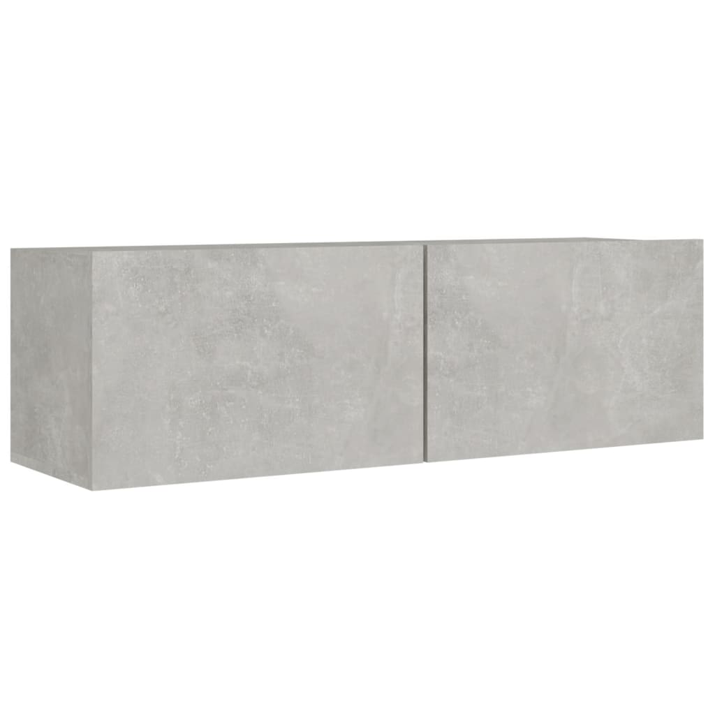 Ensemble de meubles TV 8 pcs Gris béton Bois d'ingénierie - XIOS