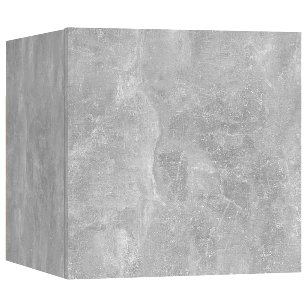 Ensemble de meubles TV 8 pcs Gris béton Bois d'ingénierie - XIOS