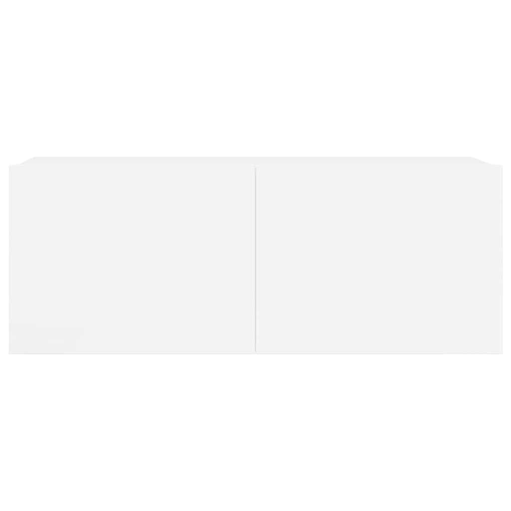 Ensemble de meubles TV 5 pcs Blanc Bois d'ingénierie
