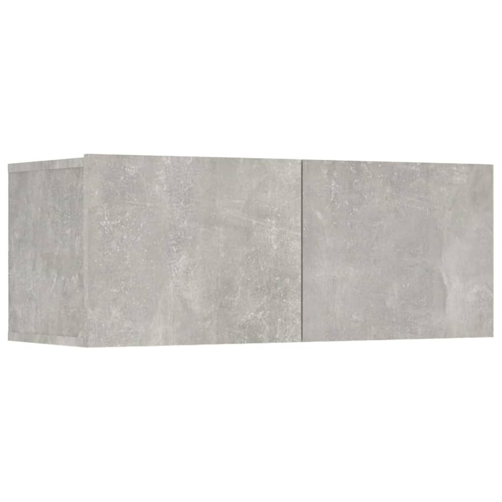 Ensemble de meubles TV 6 pcs Gris béton Bois d'ingénierie - XIOS