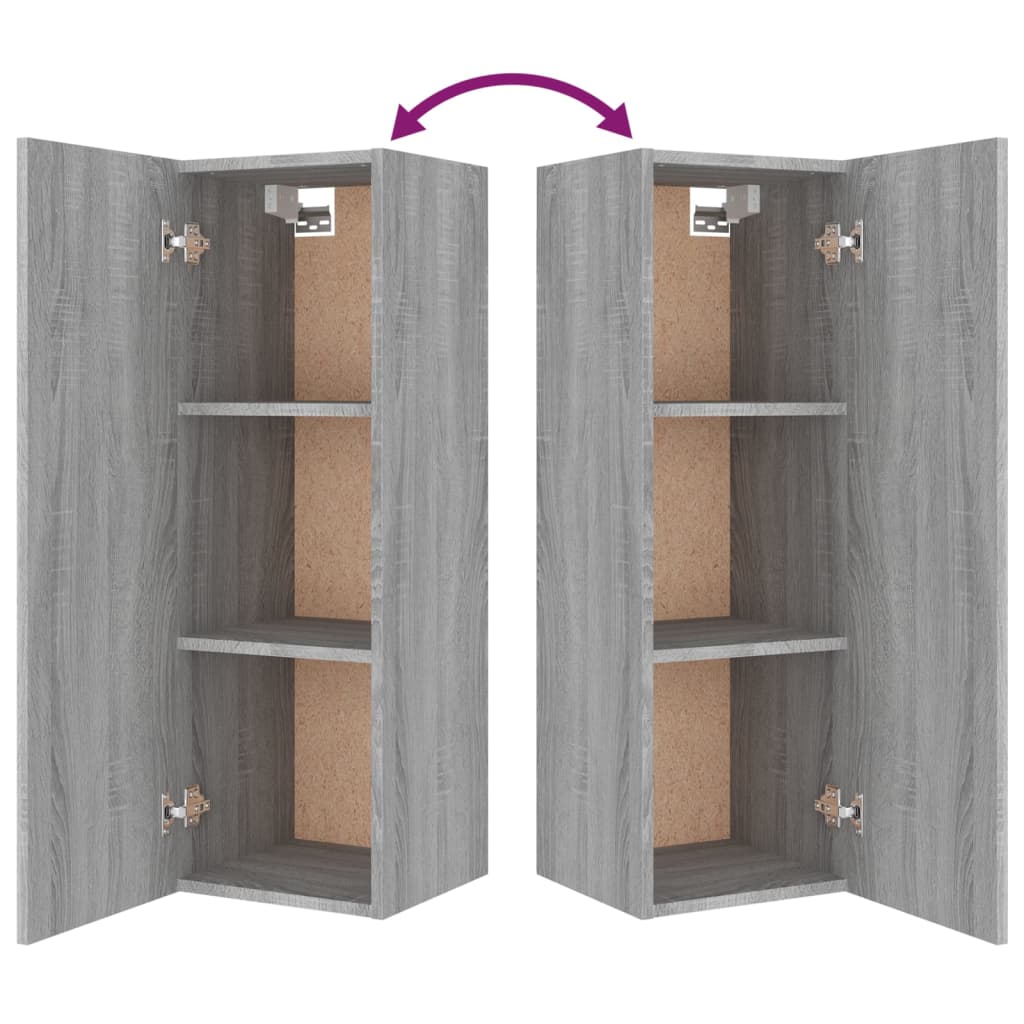 Ensemble de meubles TV 8 pcs Sonoma gris Bois d'ingénierie - XIOS
