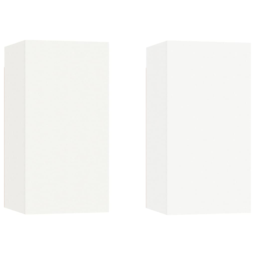 Ensemble de meubles TV 4 pcs Blanc Bois d'ingénierie - XIOS