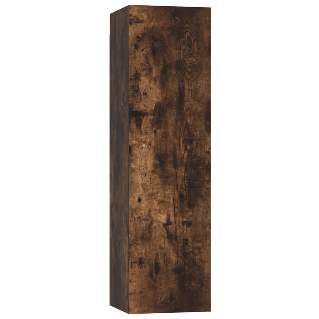 Ensemble de meubles TV 4 pcs Chêne fumé Bois d'ingénierie - XIOS