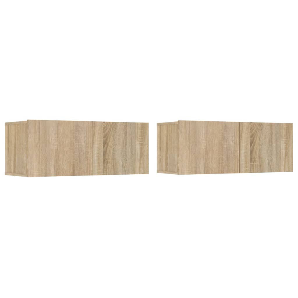Ensemble de meubles TV 4 pcs Chêne sonoma Bois d'ingénierie - XIOS