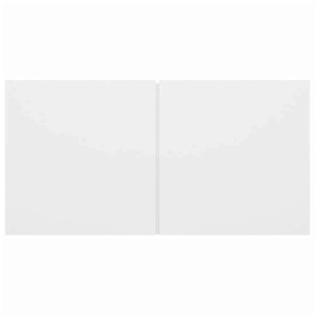 Ensemble de meubles TV 5 pcs Blanc Bois d'ingénierie