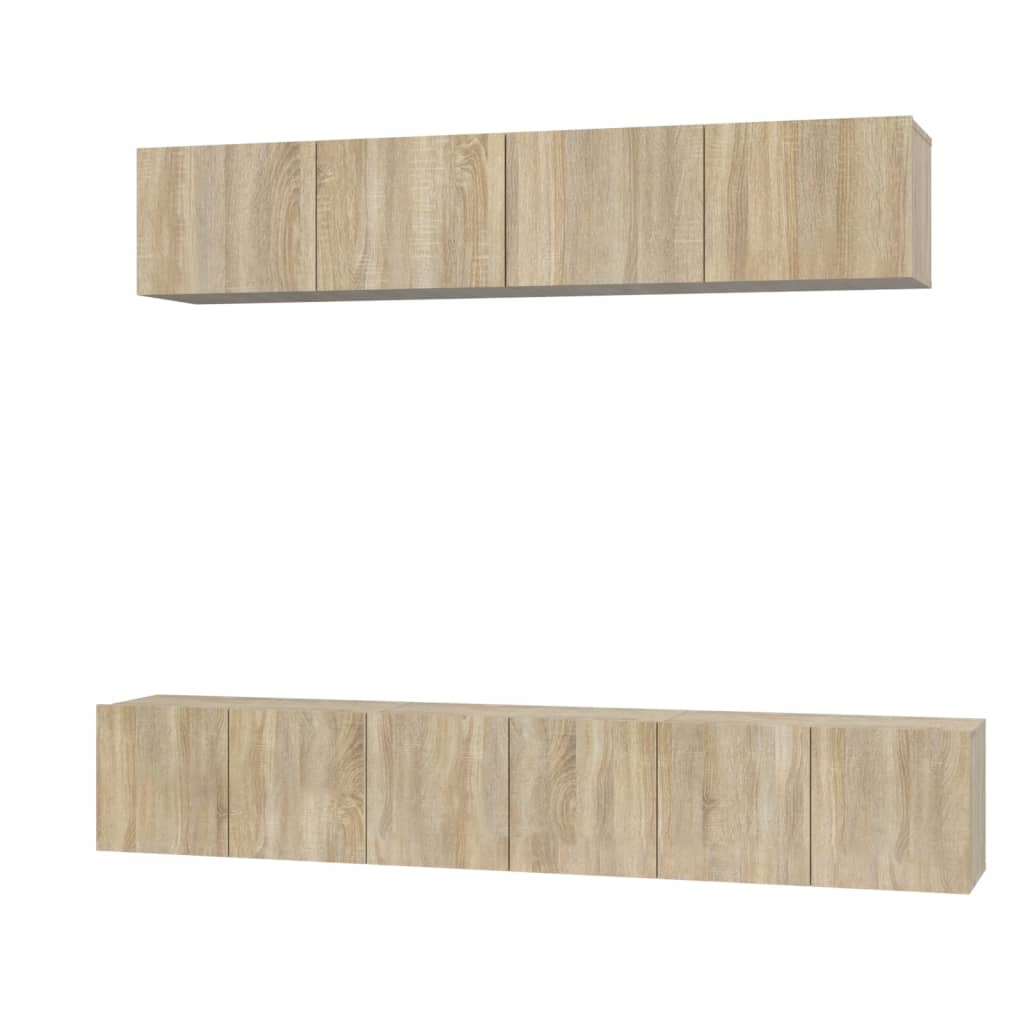 Ensemble de meubles TV 5 pcs Chêne sonoma Bois d'ingénierie - XIOS