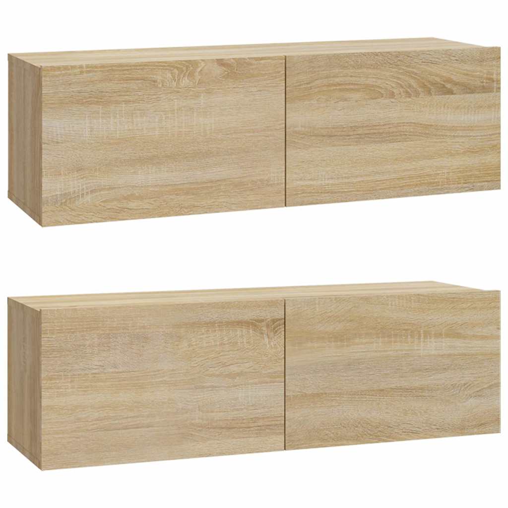 Ensemble de meubles TV 5 pcs Chêne sonoma Bois d'ingénierie - XIOS