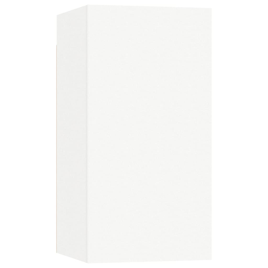 Ensemble de meubles TV 6 pcs Blanc Bois d'ingénierie