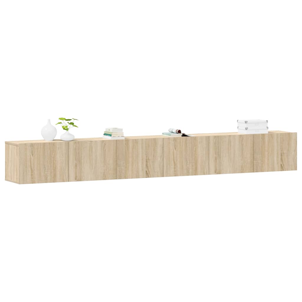 Ensemble de meubles TV 3 pcs Chêne sonoma Bois d'ingénierie - XIOS