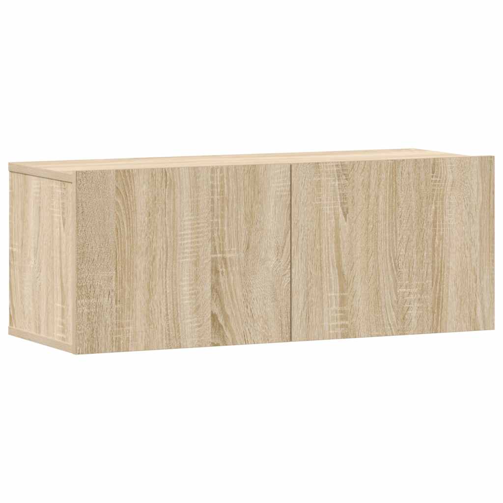 Ensemble de meubles TV 3 pcs Chêne sonoma Bois d'ingénierie - XIOS