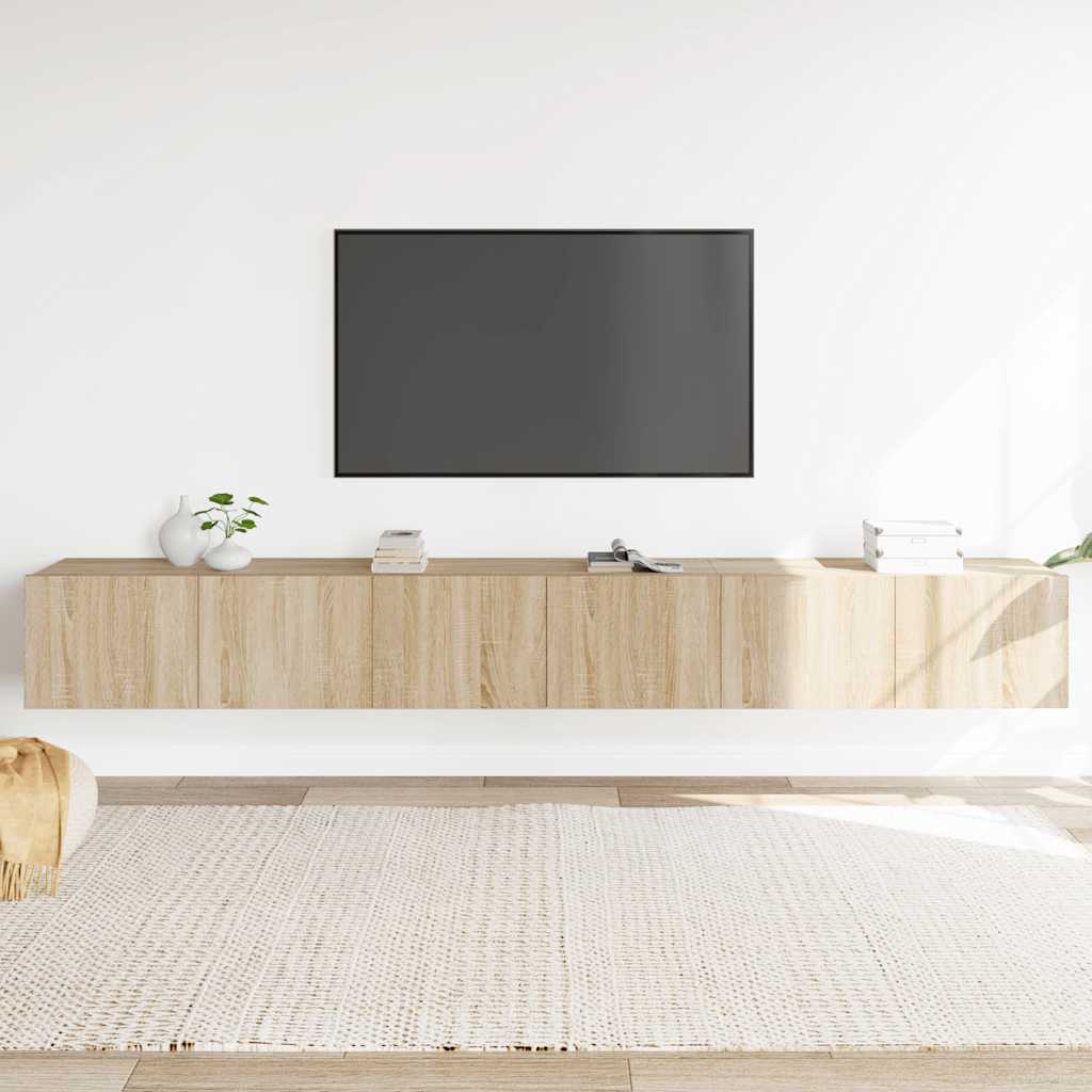 Ensemble de meubles TV 3 pcs Chêne sonoma Bois d'ingénierie - XIOS