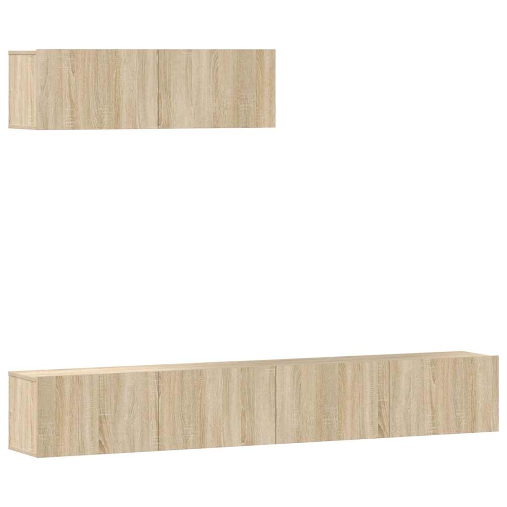 Ensemble de meubles TV 3 pcs Chêne sonoma Bois d'ingénierie - XIOS