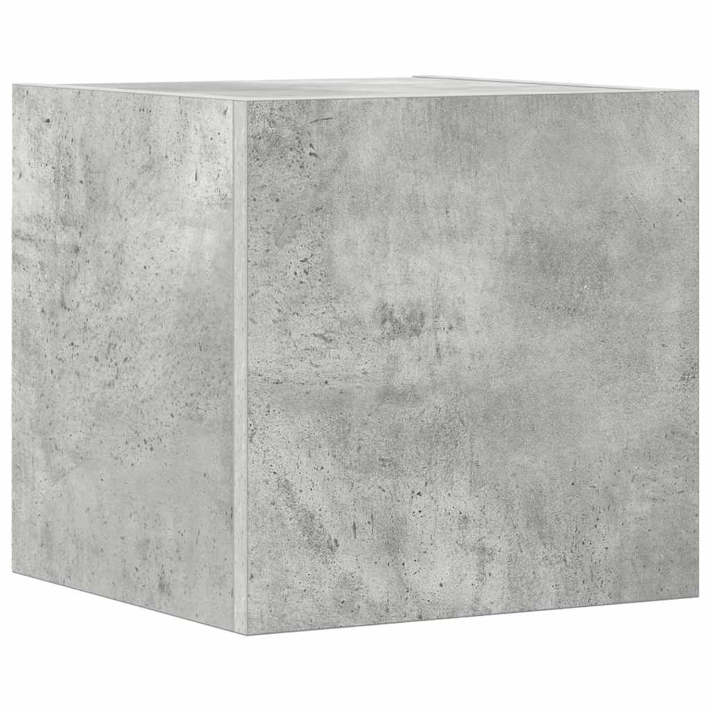 Ensemble de meubles TV 7 pcs Gris béton Bois d'ingénierie