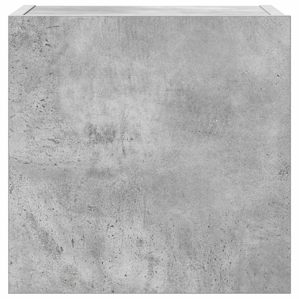 Ensemble de meubles TV 7 pcs Gris béton Bois d'ingénierie