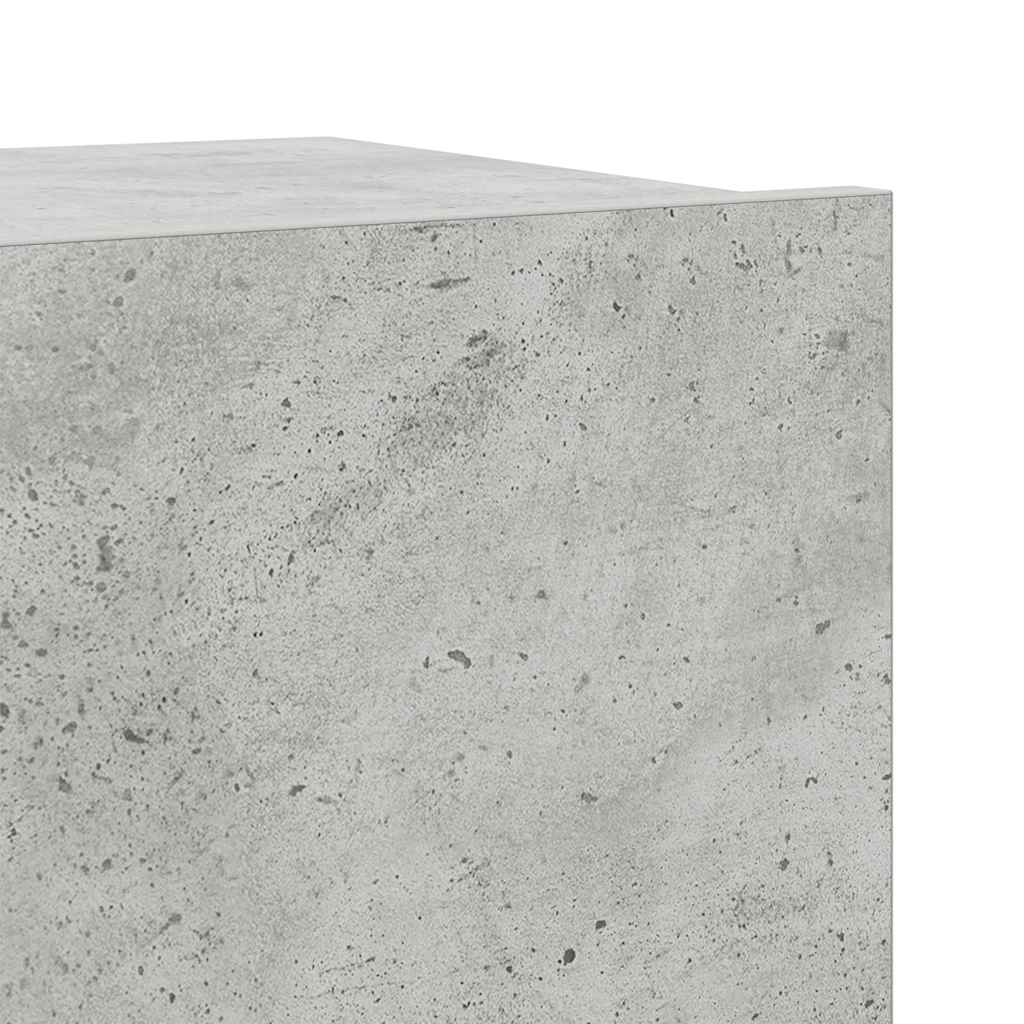 Ensemble de meubles TV 7 pcs Gris béton Bois d'ingénierie
