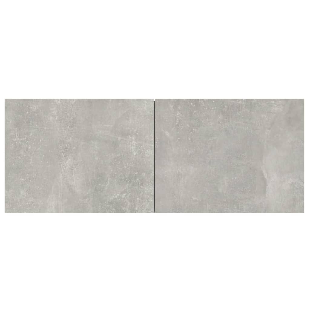 Ensemble de meubles TV 4 pcs Gris béton Bois d'ingénierie - XIOS