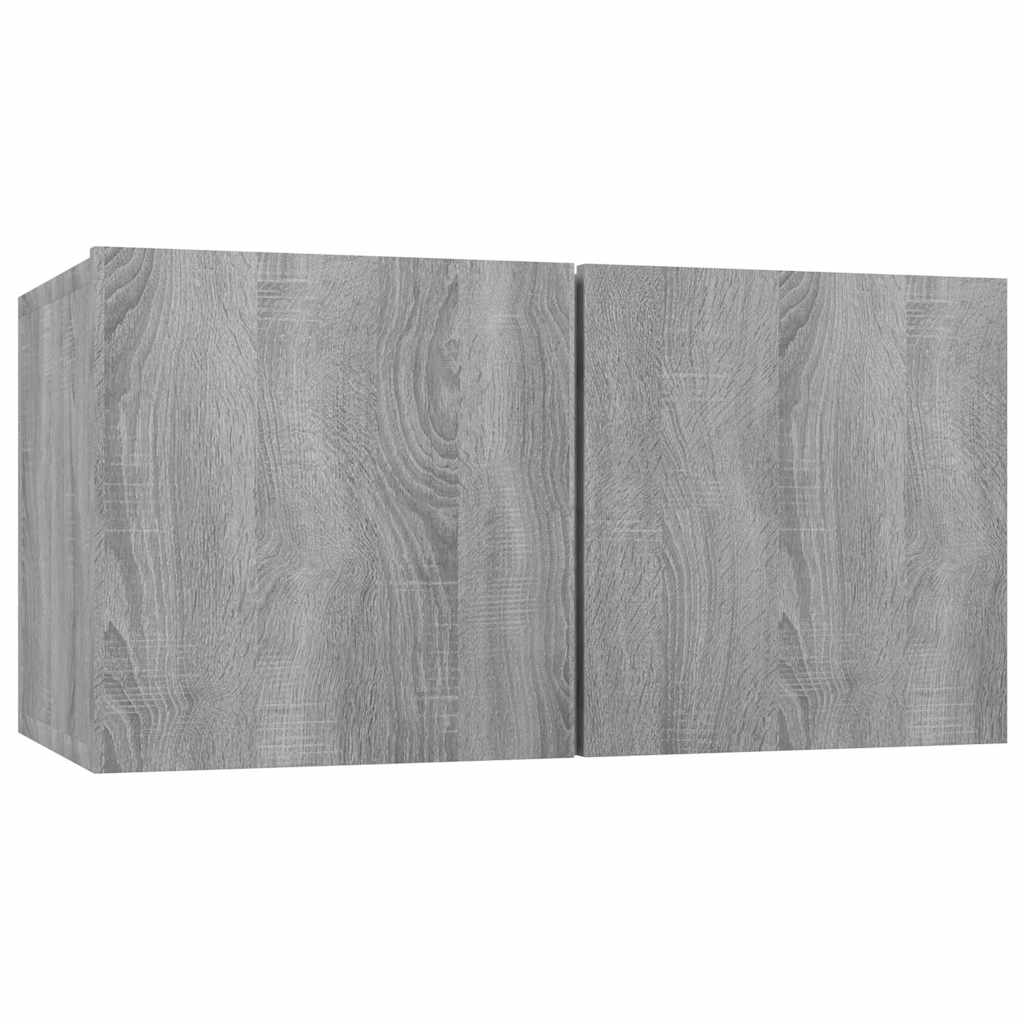 Ensemble de meubles TV 6 pcs Sonoma gris Bois d'ingénierie