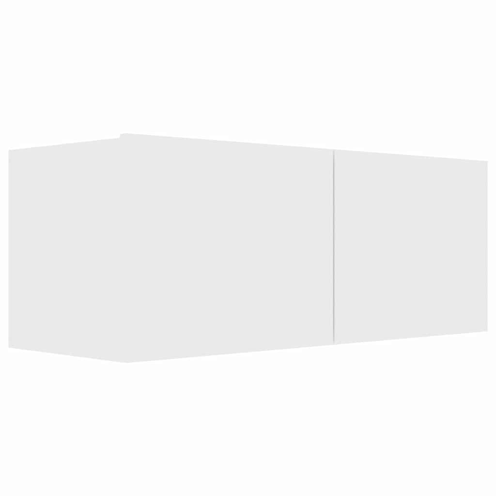 Ensemble de meubles TV 6 pcs Blanc Bois d'ingénierie