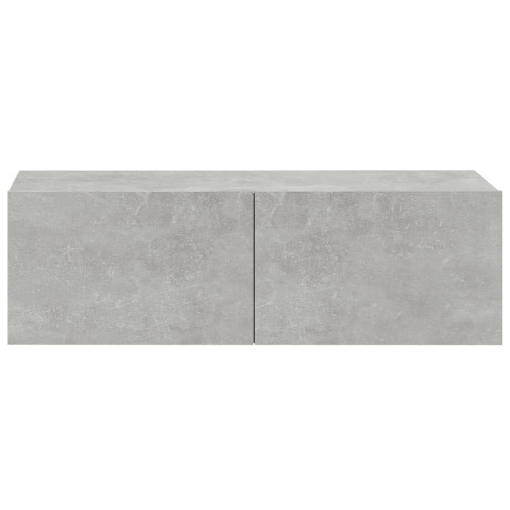 Ensemble de meubles TV 6 pcs Gris béton Bois d'ingénierie - XIOS
