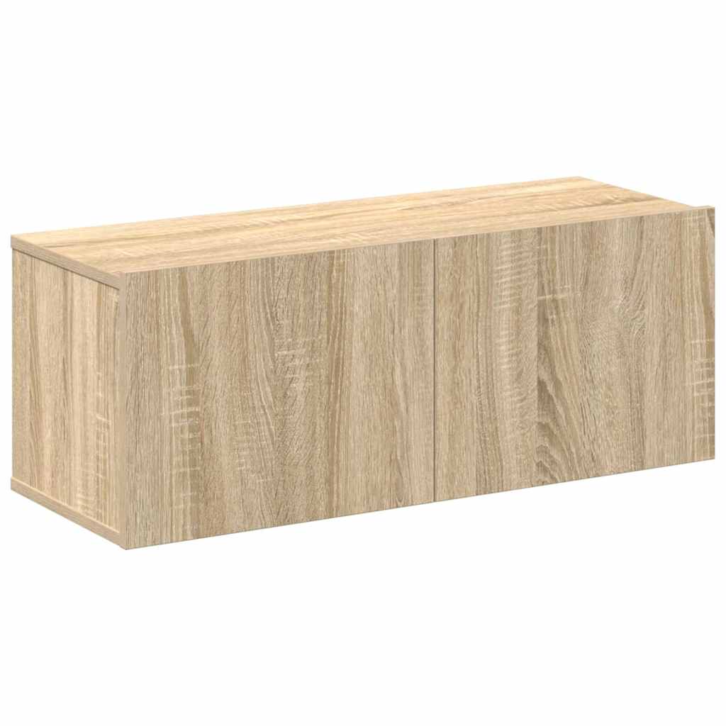 Ensemble de meubles TV 4 pcs Chêne sonoma Bois d'ingénierie - XIOS