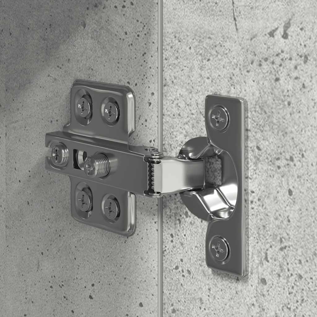 Ensemble de meubles TV 4 pcs Gris béton Bois d'ingénierie - XIOS