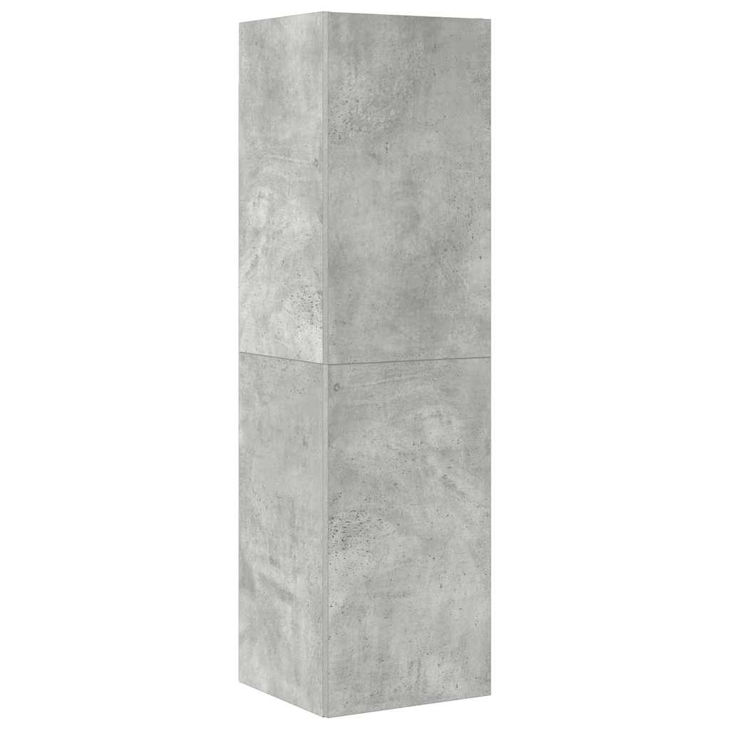 Ensemble de meubles TV 4 pcs Gris béton Bois d'ingénierie - XIOS