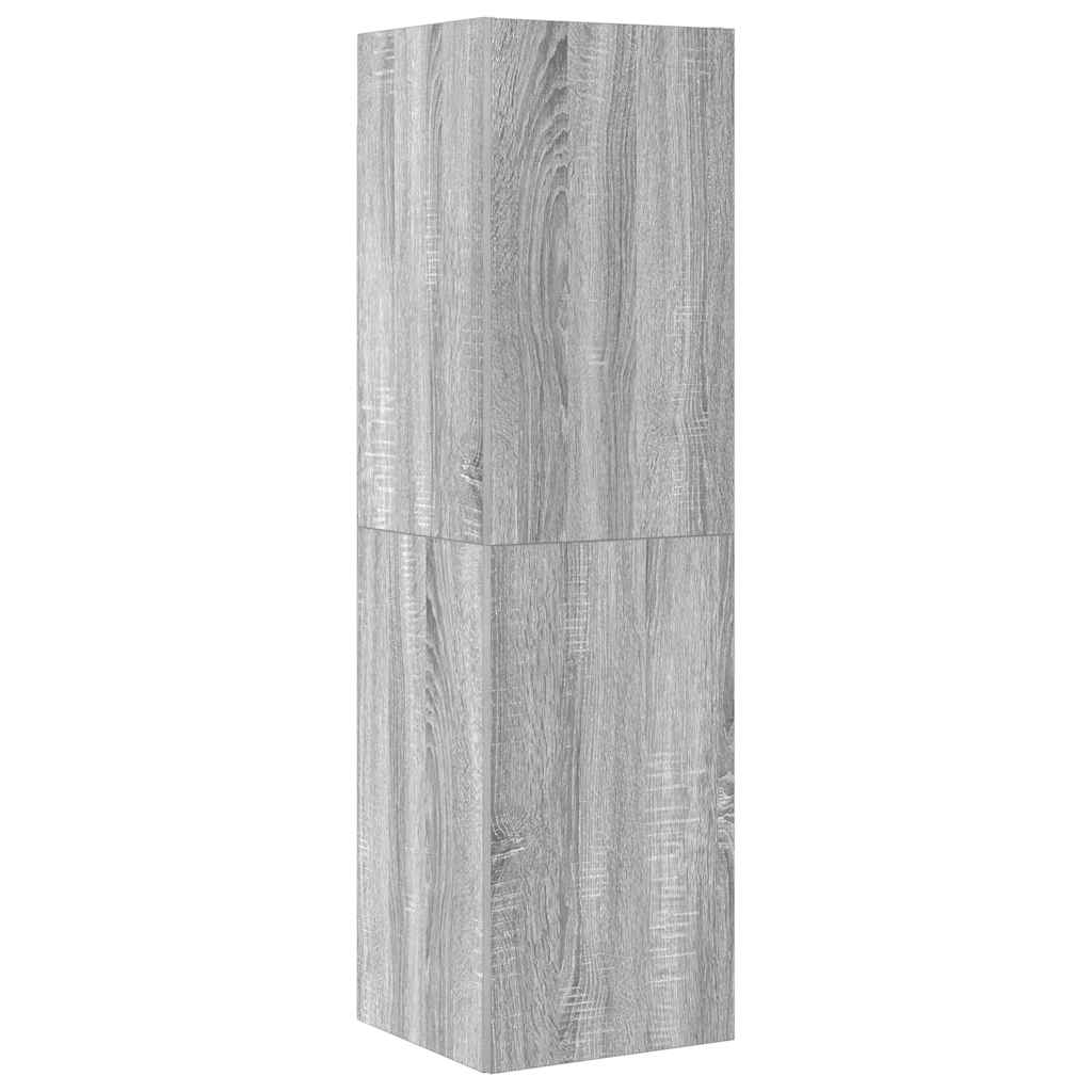 Ensemble de meubles TV 4 pcs Sonoma gris Bois d'ingénierie - XIOS