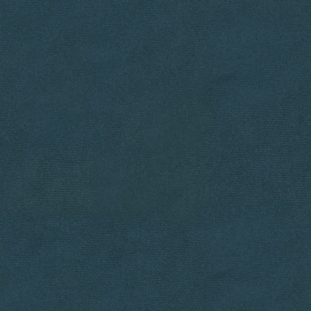 Chaises à manger lot de 2 Bleu Velours - XIOS