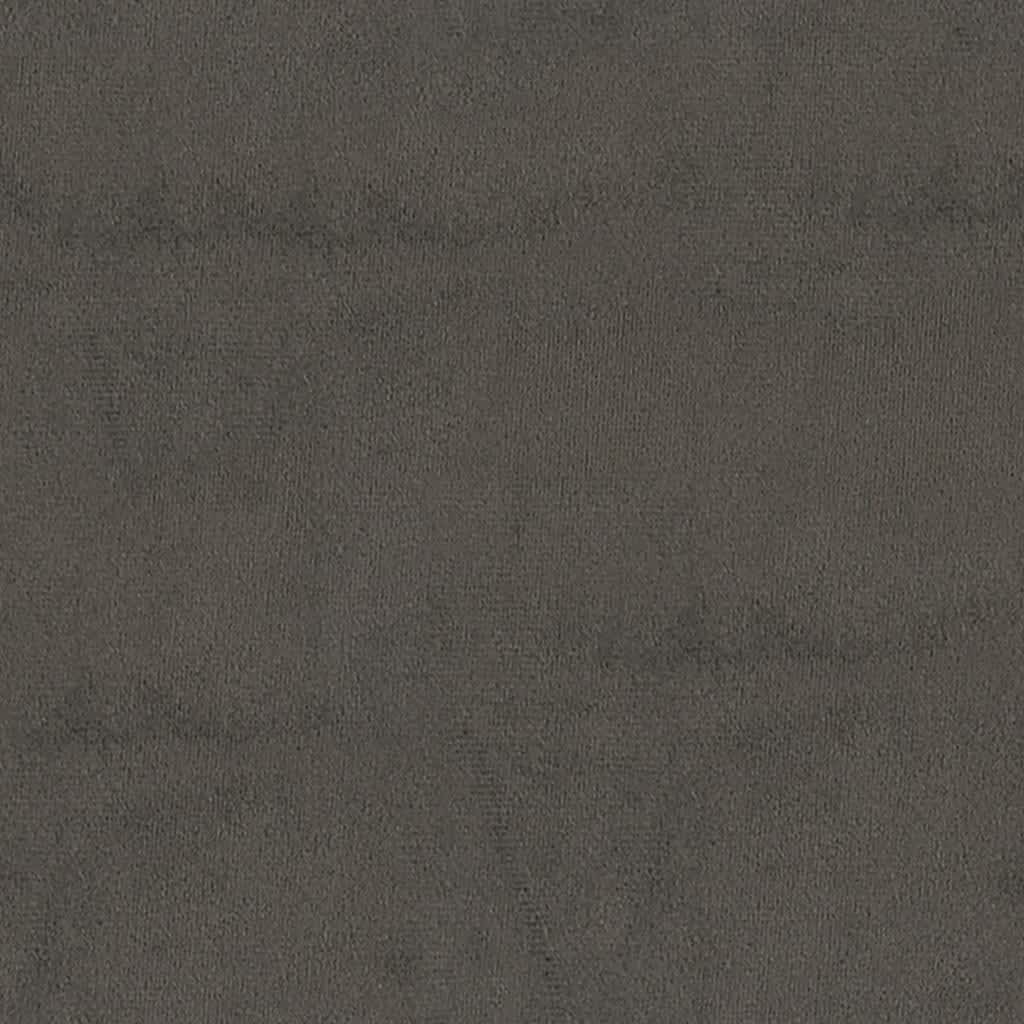 Chaises à manger lot de 2 Gris foncé Velours - XIOS