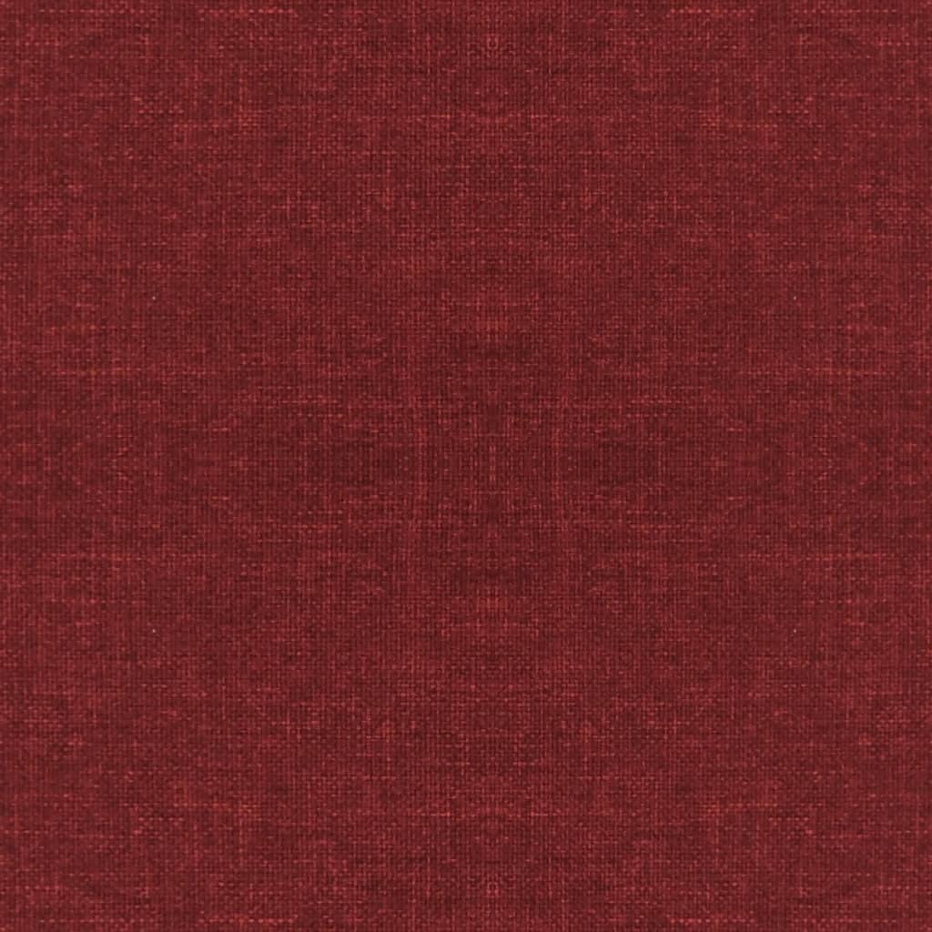 Chaise pivotante de bureau Rouge bordeaux Tissu - XIOS