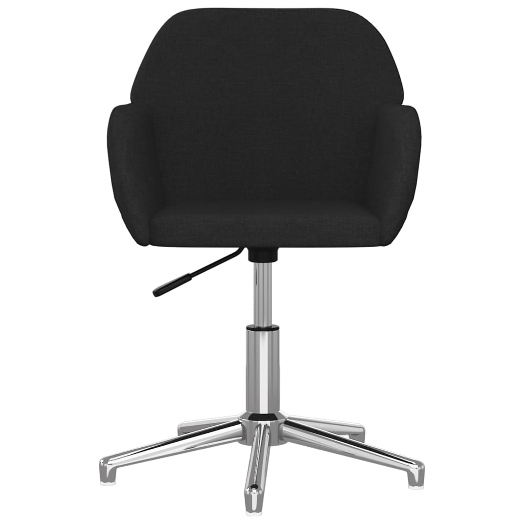 Chaise pivotante de bureau Noir Tissu - XIOS