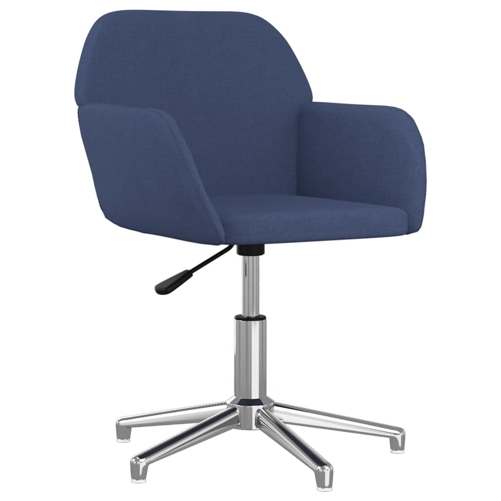 Chaise pivotante de bureau Bleu Tissu - XIOS