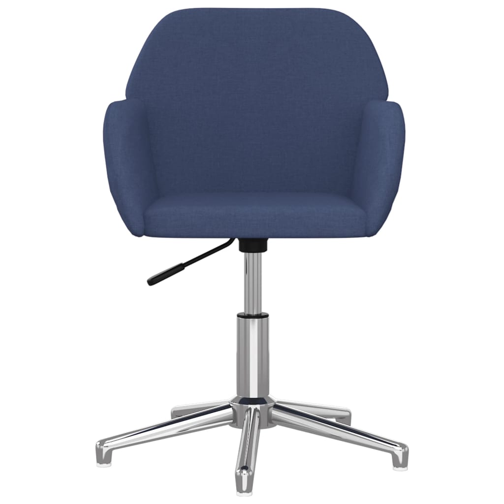 Chaise pivotante de bureau Bleu Tissu - XIOS