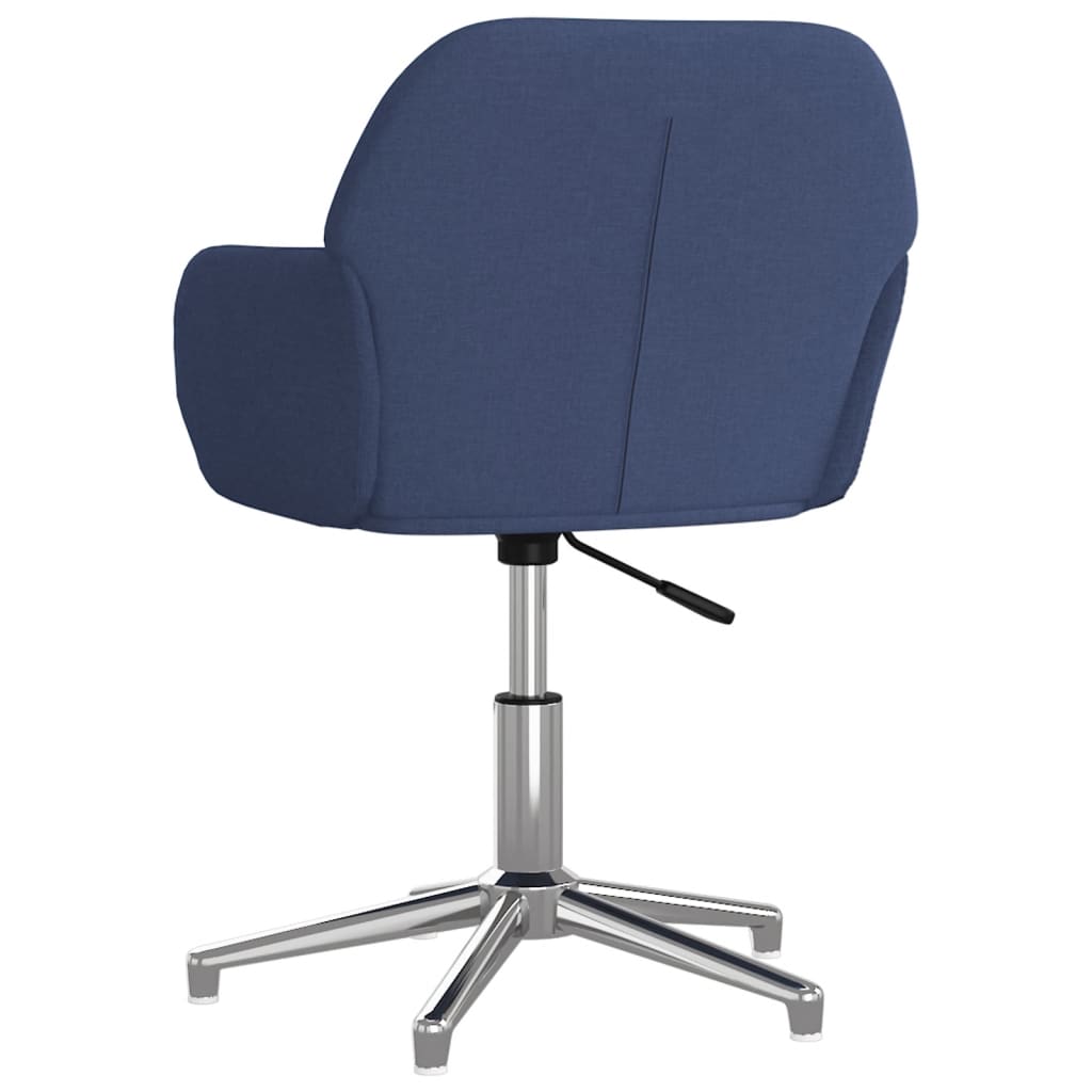 Chaise pivotante de bureau Bleu Tissu - XIOS