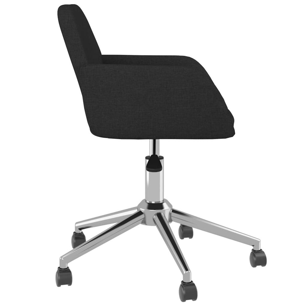 Chaise pivotante de bureau Noir Tissu - XIOS