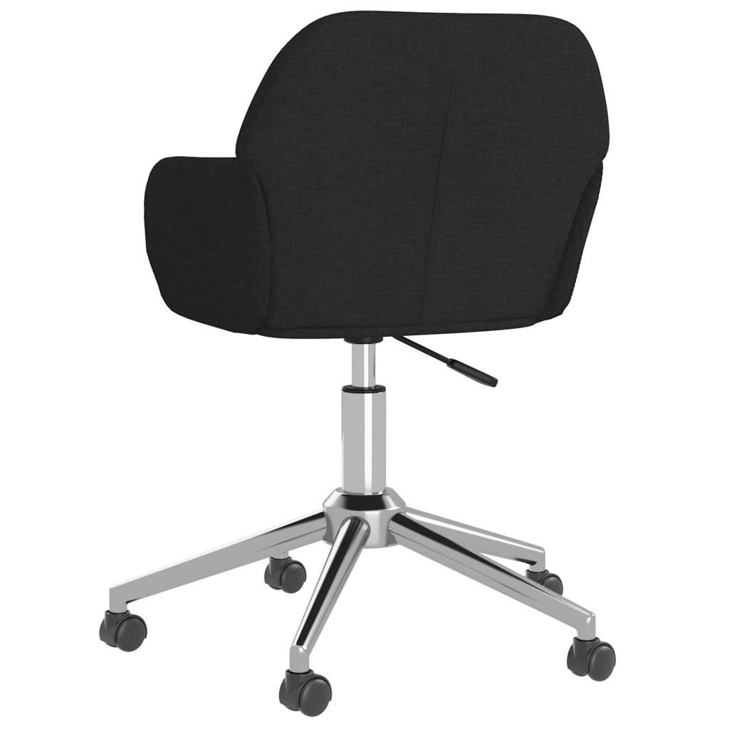 Chaise pivotante de bureau Noir Tissu - XIOS