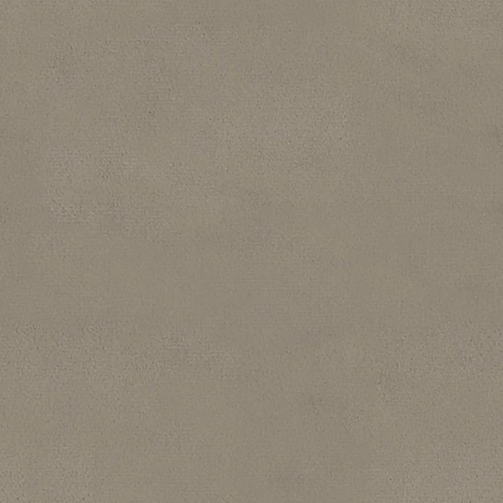 Chaises pivotantes à manger lot de 2 Gris clair Velours - XIOS