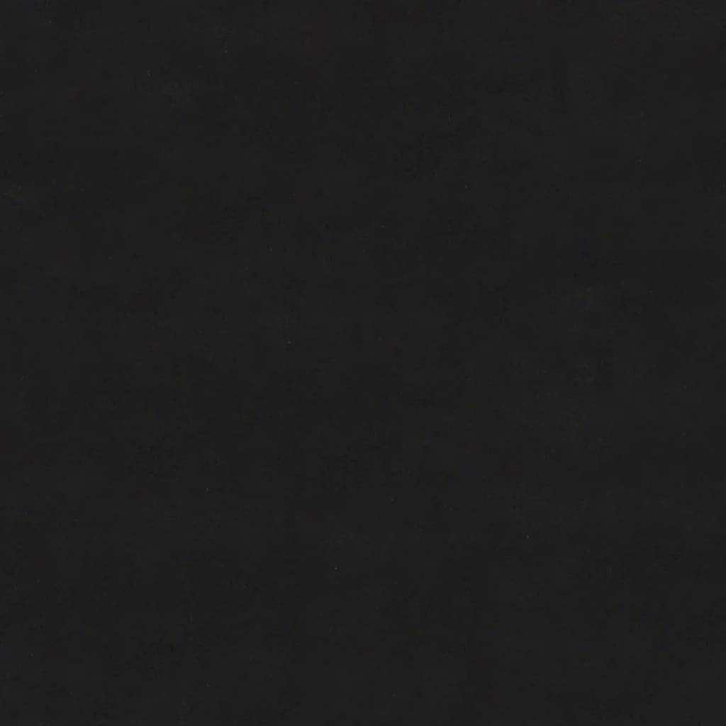 Chaises pivotantes à manger lot de 2 Noir Velours - XIOS