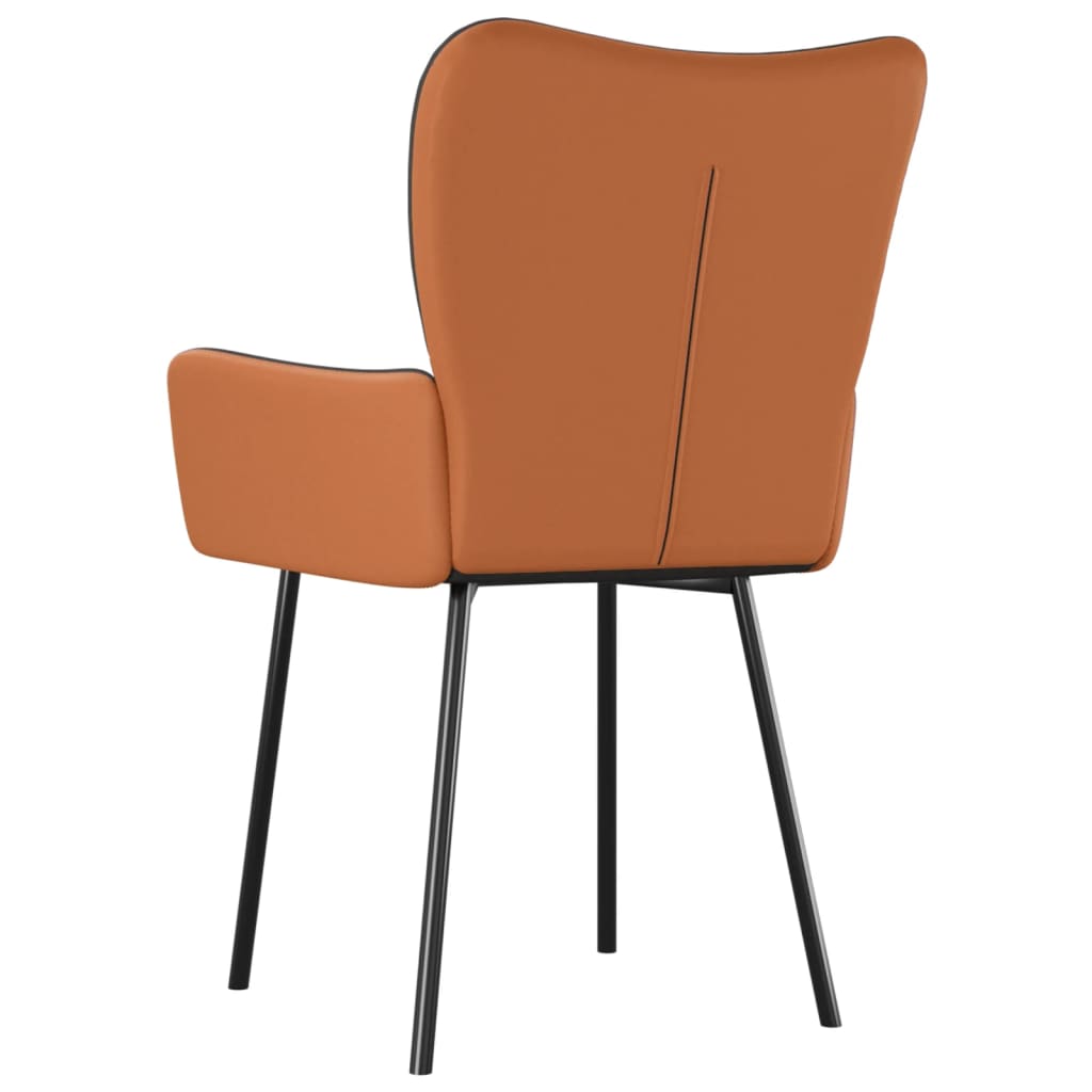 Chaises à manger lot de 2 noir tissu et similicuir - XIOS