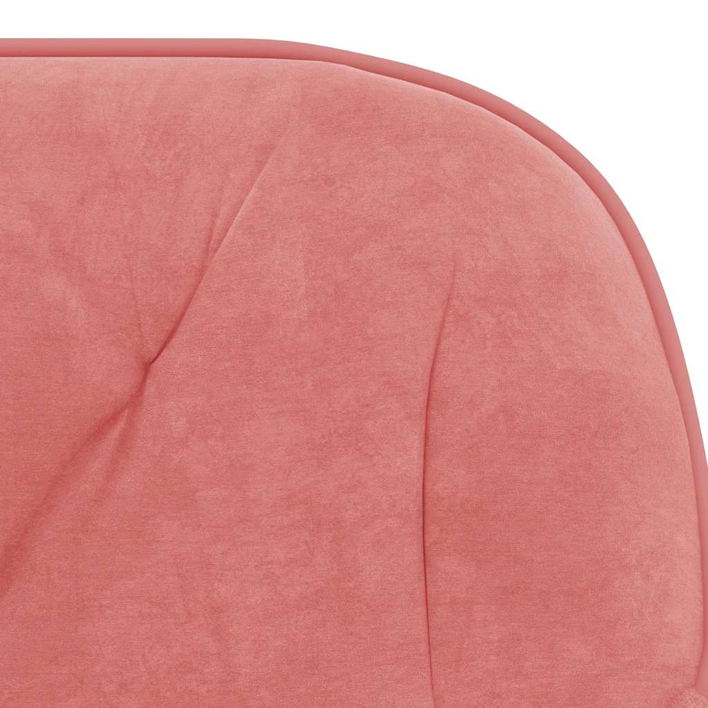 Chaise pivotante de bureau Rose Velours - XIOS