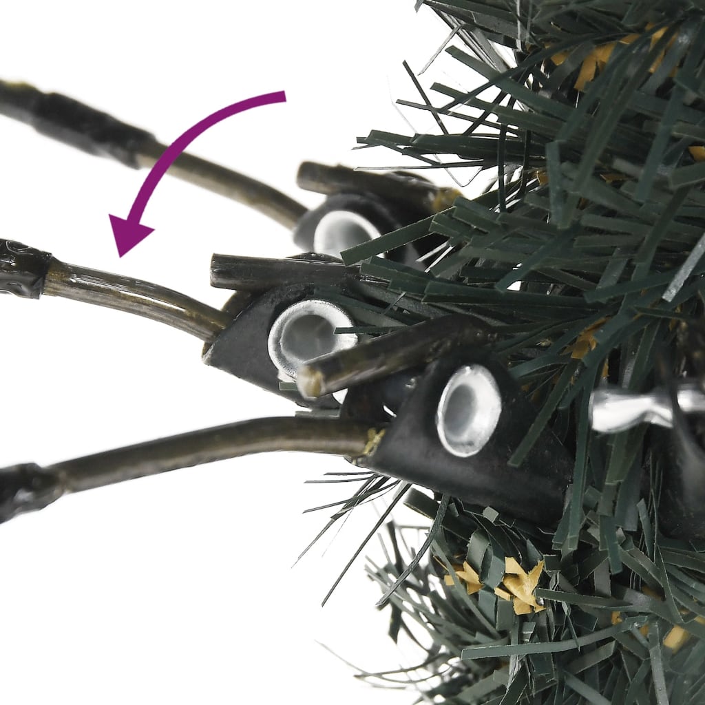 Sapin de Noël artificiel avec support Vert 210 cm PVC - XIOS