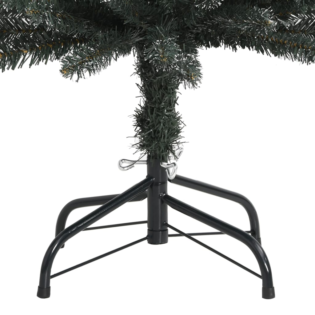 Sapin de Noël artificiel mince avec support Vert 120 cm PVC - XIOS