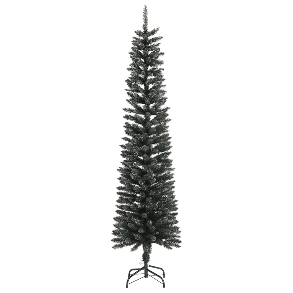 Sapin de Noël artificiel mince avec support Vert 210 cm PVC - XIOS