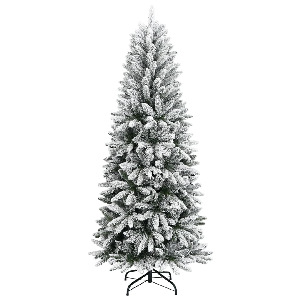 Sapin de Noël artificiel avec neige floquée 180 cm PVC et PE - XIOS