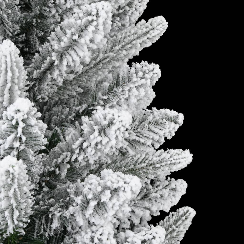Sapin de Noël artificiel avec neige floquée 210 cm PVC et PE - XIOS