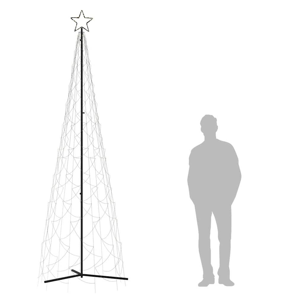 Arbre de Noël cône 500 LED blanc chaud 100x300 cm - XIOS