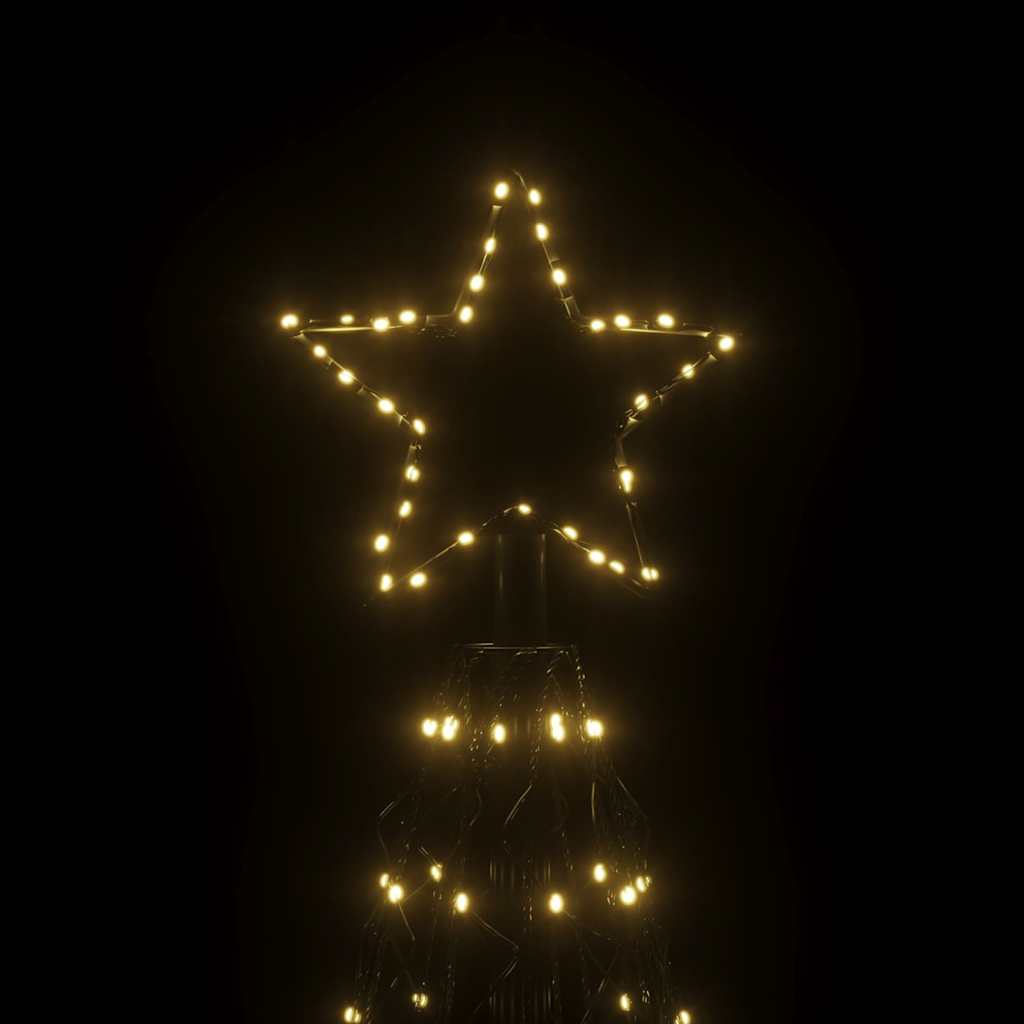 Arbre de Noël cône 1400 LED blanc chaud 160x500 cm - XIOS