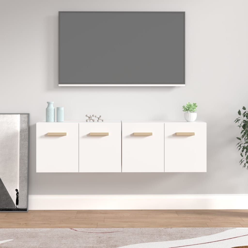 Armoires murales 2 pcs Blanc 60x36,5x35 cm Bois d'ingénierie - XIOS